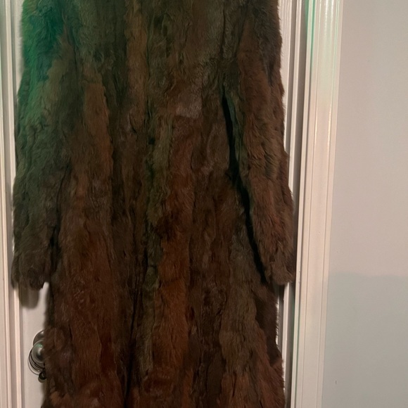 Vintage ‼️ Ladies full length rabbit coat - Picture 5 of 8